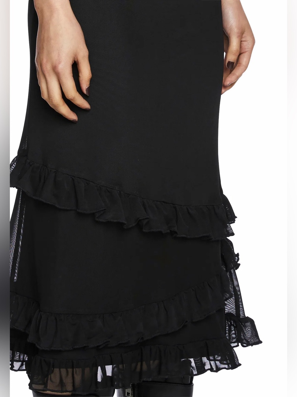 THE GRAVE GIRLS BOREDOM ADDICT MIDI SKIRT, size XL (BNWT) - Picture 2 of 8